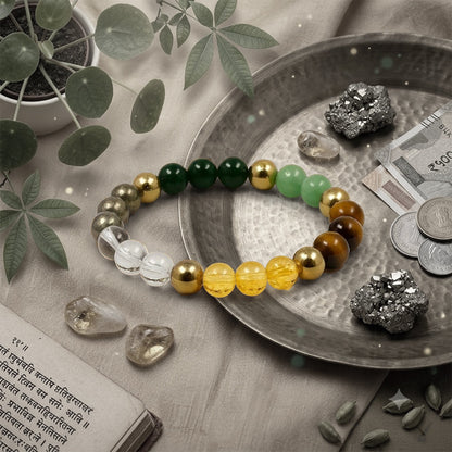 Dhan Yog Bracelet for Wealth, Luck & Career Success (Lab Certified)