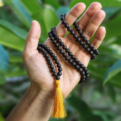 Natural Karungali String Mala 6mm (Lab Certified)