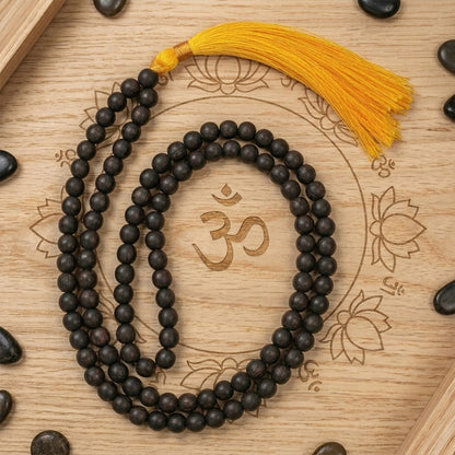 Natural Karungali String Mala 6mm (Lab Certified)