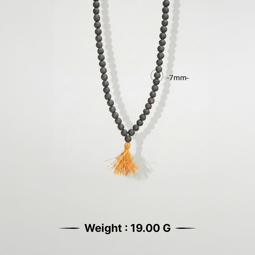 Natural Karungali String Mala7 mm (Lab Certified)