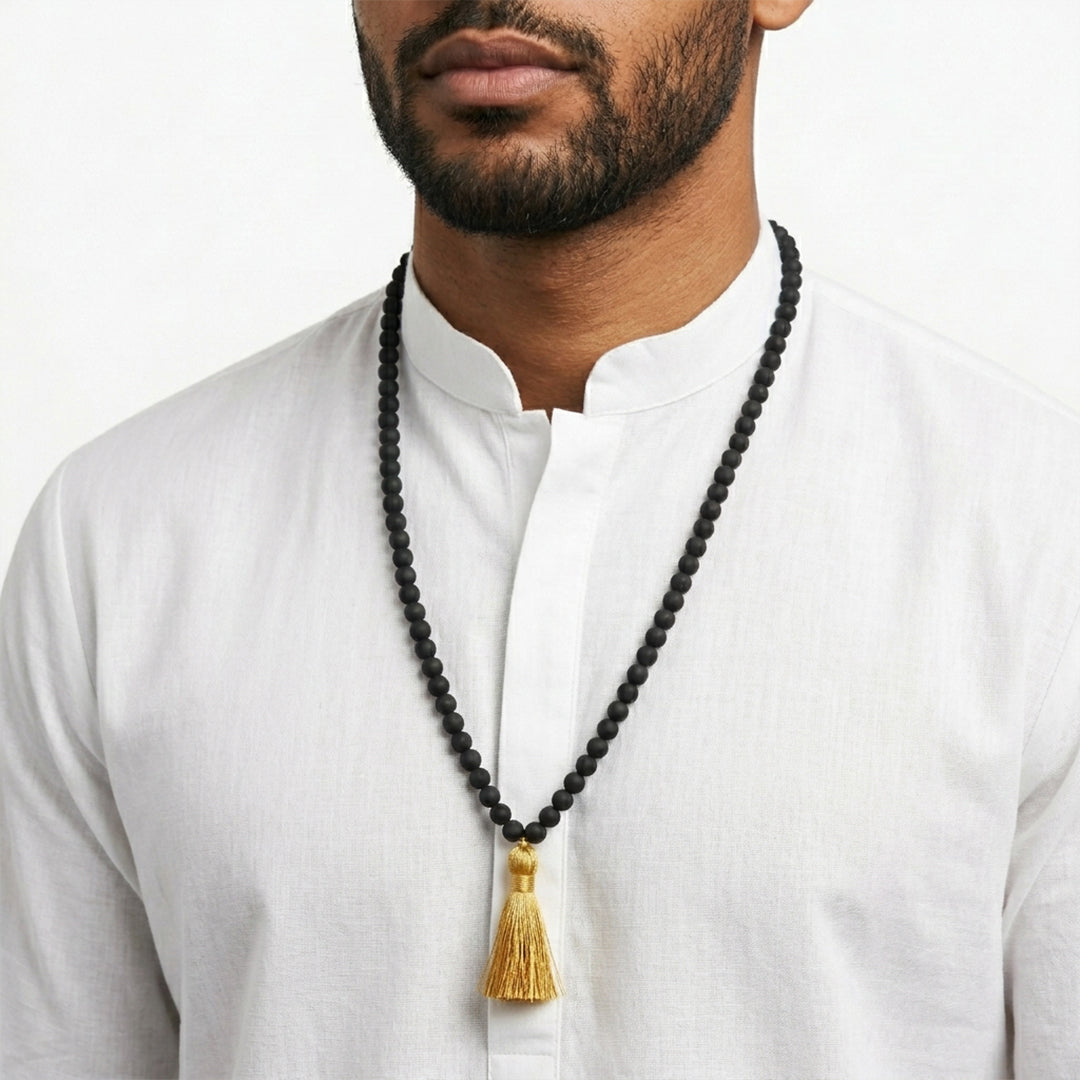 Natural Karungali String Mala7 mm (Lab Certified)
