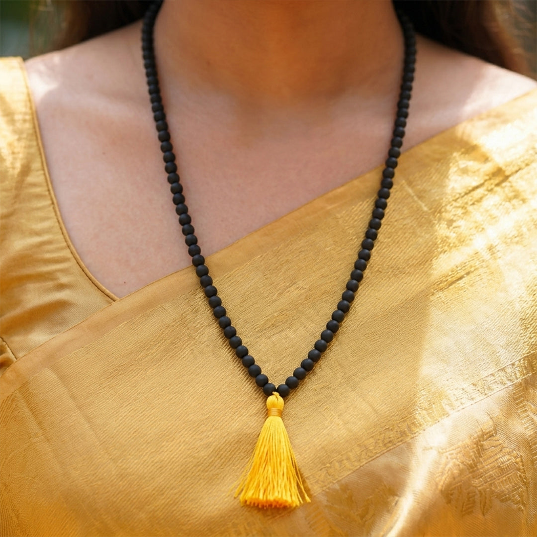Natural Karungali String Mala7 mm (Lab Certified)