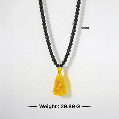 Natural Karungali String Mala 8 mm (Lab Certified)