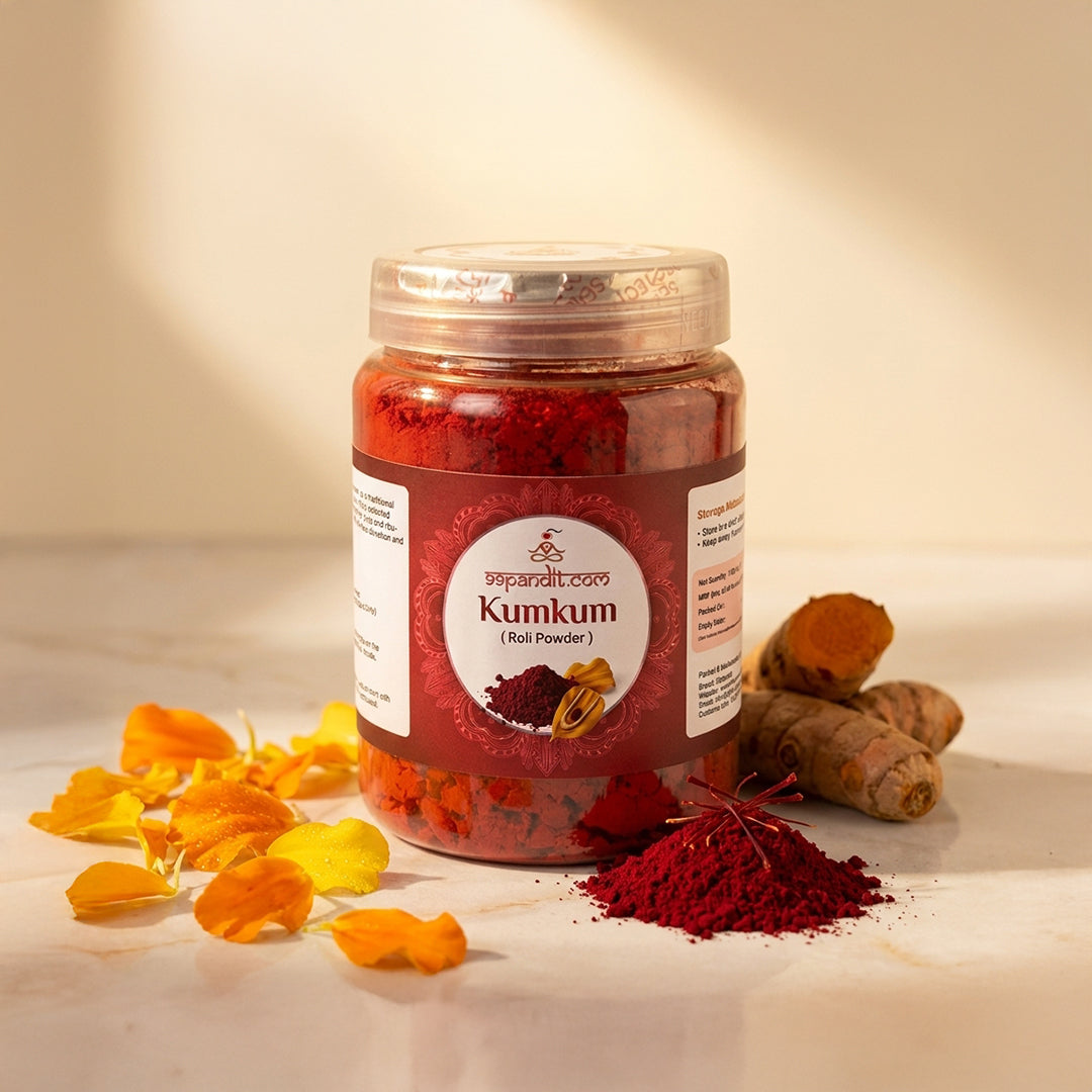 99Pandit Organic Kumkum Powder 100g for Daily Puja