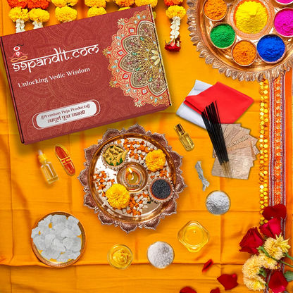 Laghu Rudrabhishek Puja Samagri Kit: Authentic Items for Worship