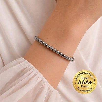 Natural Magnetite Bracelet for Luck, Strength & Success (Lab Certified)