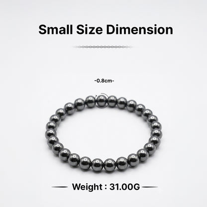 Natural Magnetite Bracelet for Luck, Strength & Success (Lab Certified)