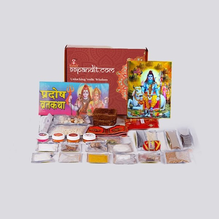 Hassle-Free Pradosh Vrat Puja Samagri Kit: Ready-to-Use Ritual Kit