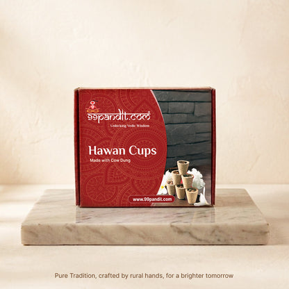 Natural Cow Dung Hawan Cups for Daily Puja | Best Sambrani Dhoop Cups | Long Lasting Dhoop Cups