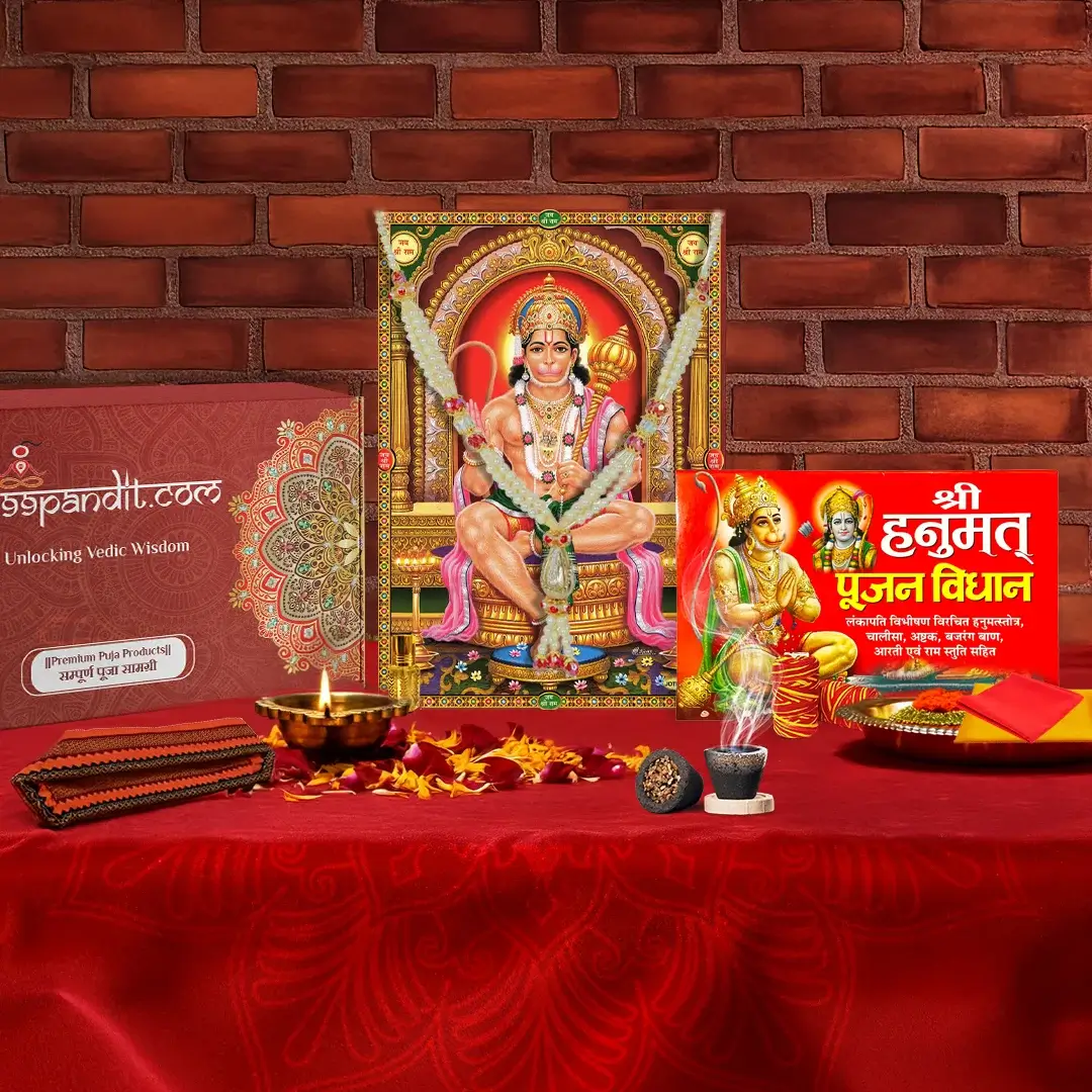 Premium Hanuman Puja Samagri Kit: Perfect for All Ritual