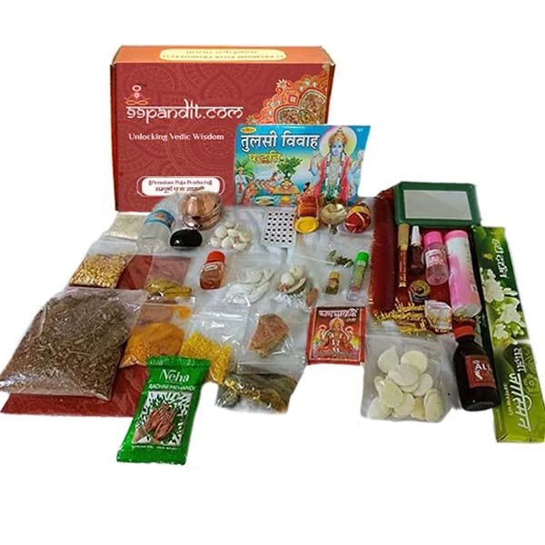 Complete Tulsi Mata Vivah Puja Samagri Kit for Auspicious Puja