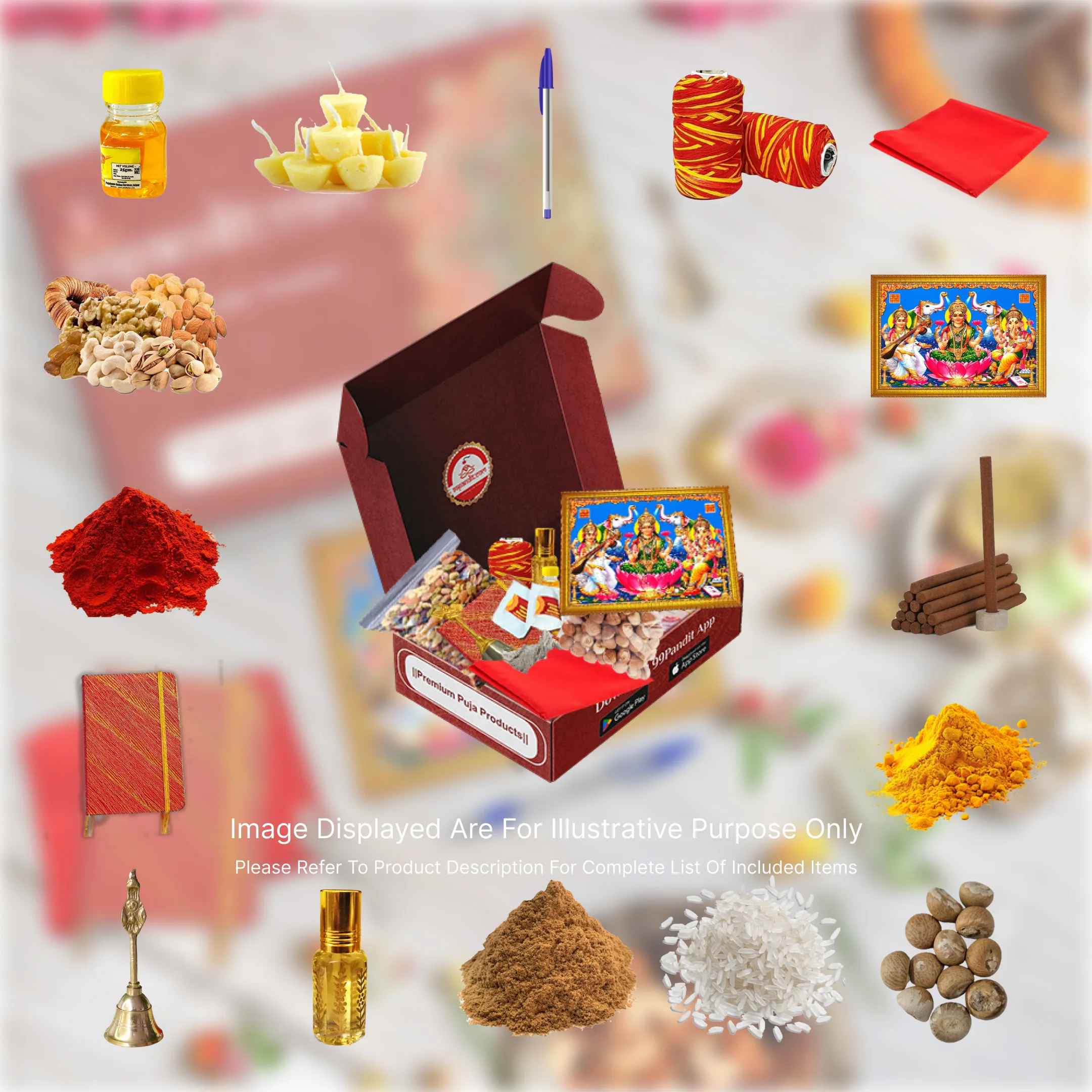 Premium Office Opening Puja Samagri Kit: Complete Ritual Essentials