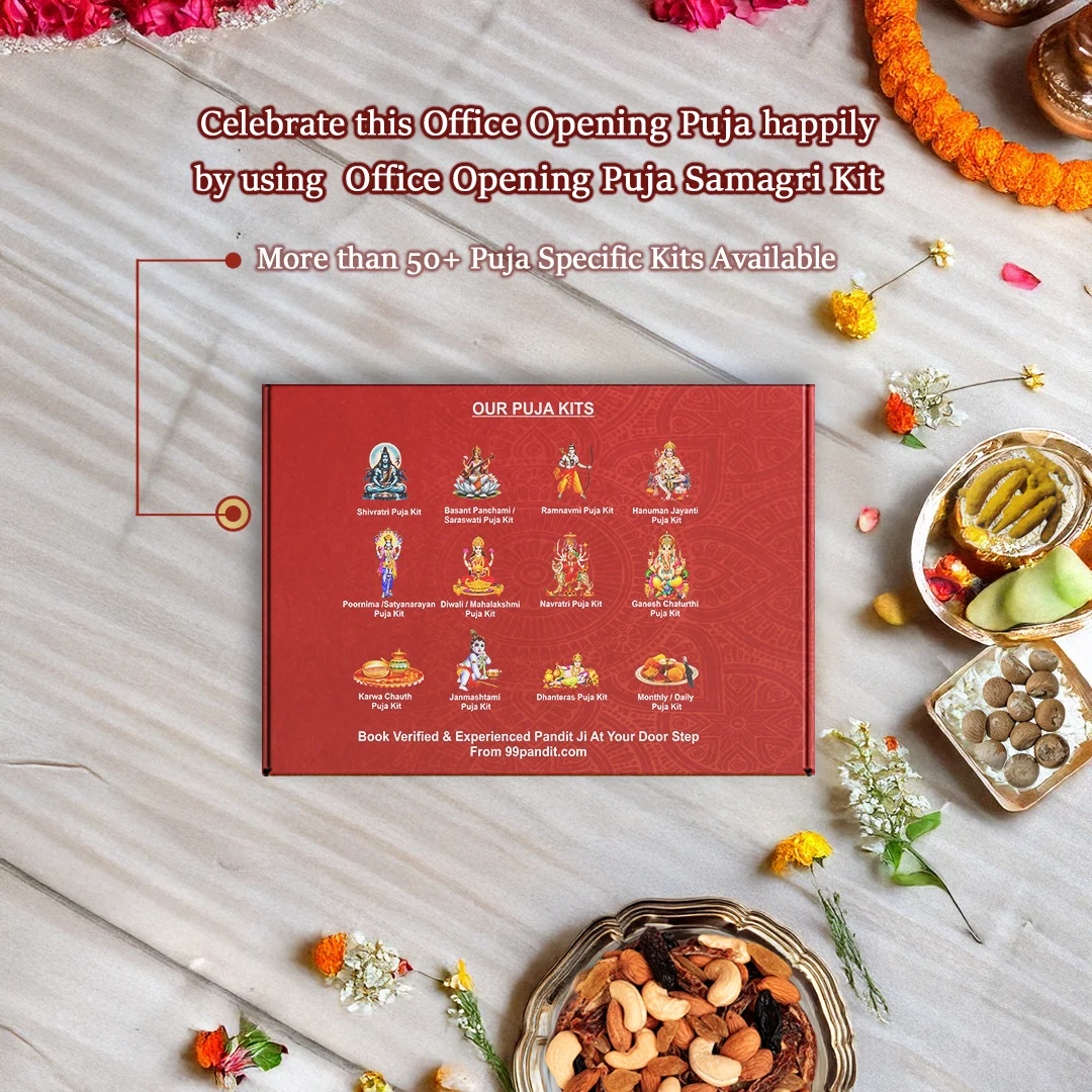 Premium Office Opening Puja Samagri Kit: Complete Ritual Essentials